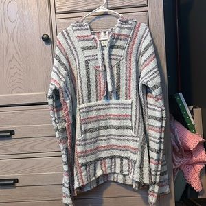 Never worn. Baja Hoodie size Large.